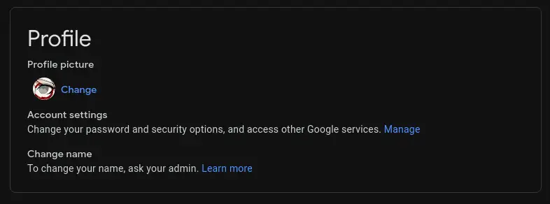Google Classroom settings